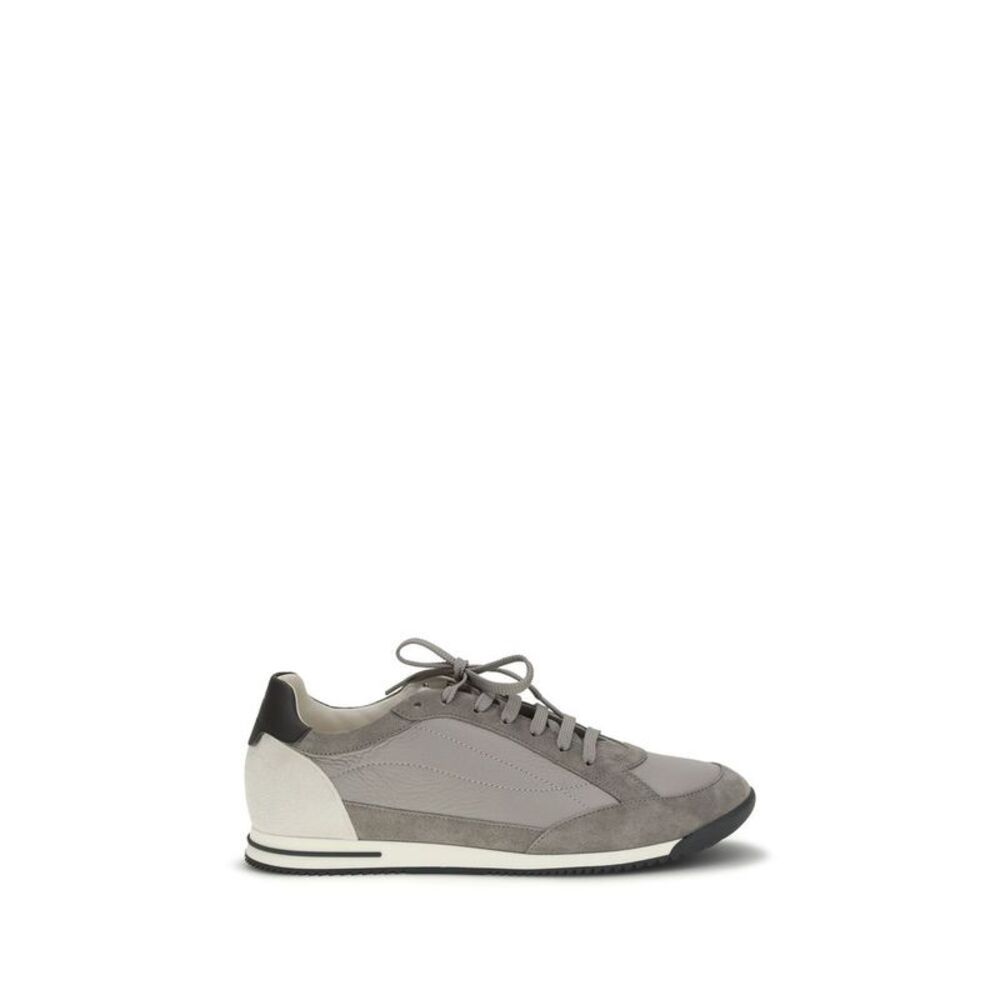 Brunello Cucinelli Gray Deer Men's Sneakers